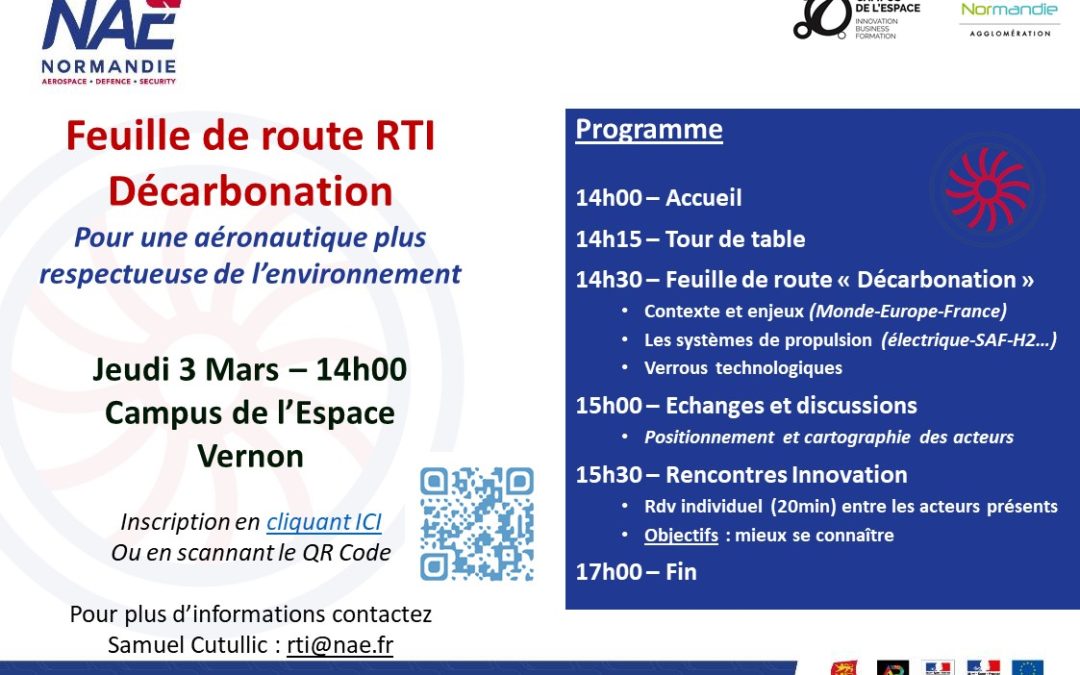 Atelier : Feuille de route RTI Décarbonation – 03/03/22