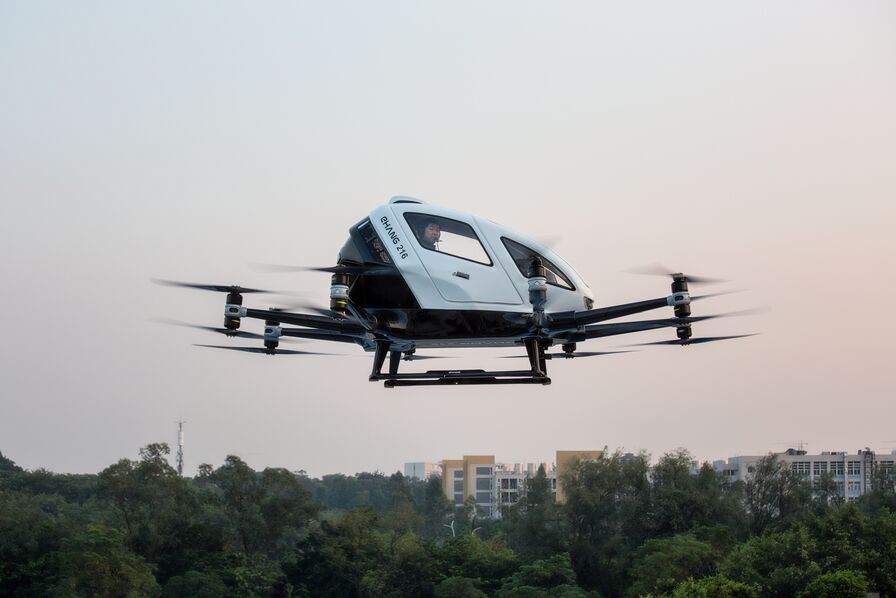 Le taxi volant du chinois EHang à la conquête de la France et de l’Europe