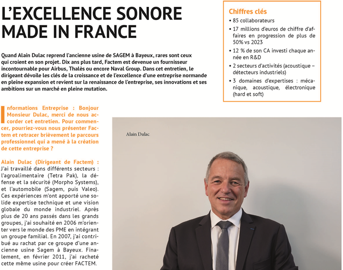 L’excellence sonore Made in France