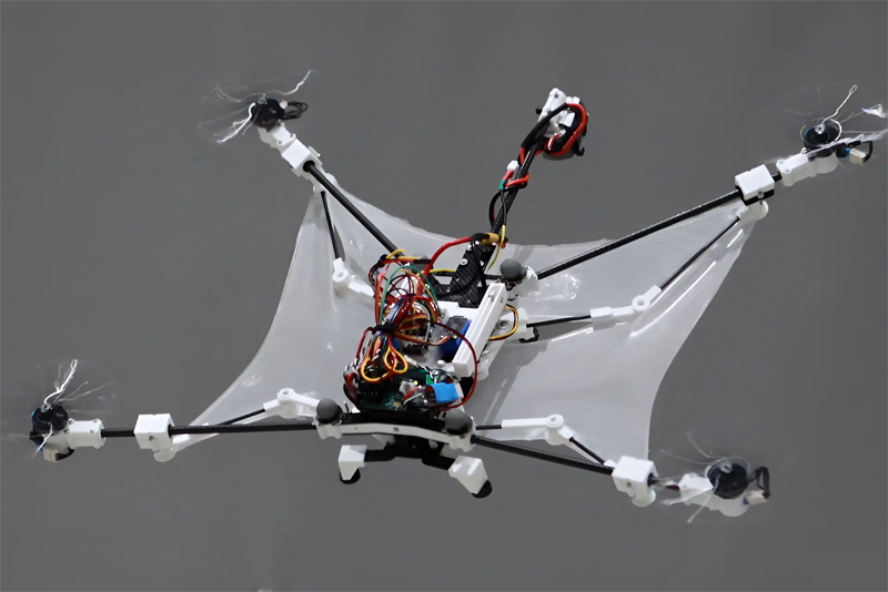 Un drone inspiré d’un écureuil volant utilise des ailes extensibles… pour ARRÊTER de voler
